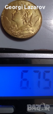 20 франка Швейцария 1897 Копие, снимка 3 - Нумизматика и бонистика - 36575665