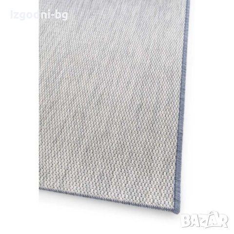 Правоъгълен килим с абстрактен дизайн в сиво и синьо. Различни размери!, снимка 3 - Килими - 42712231