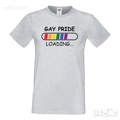  Мъжка тениска Pride  Loading Прайд,Празник.Повод,Изненада, снимка 3 - Тениски - 37102381