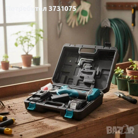 Акумулаторна ножица с 2 батерии и куфар