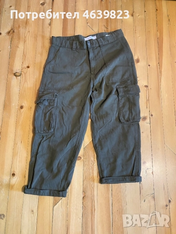 Зелени мъжки карго панталони