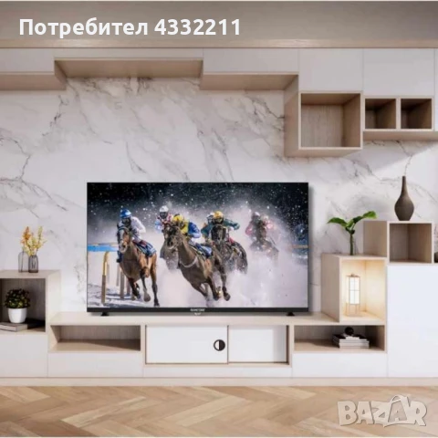 Телевизор Rancore Т-32S133, 32", Smart, 1366х768 HD Ready, Android 11.0, Черен, снимка 2 - Телевизори - 51260200