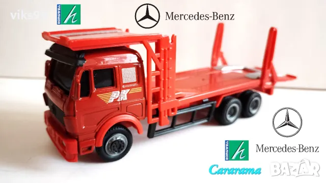 Mercedes Benz Car Transporter Hongwell/Cararama, снимка 1 - Колекции - 49013352