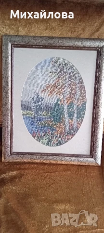 Гоблен "Есен стара" от сезоните на Вилер, снимка 2 - Гоблени - 50877449