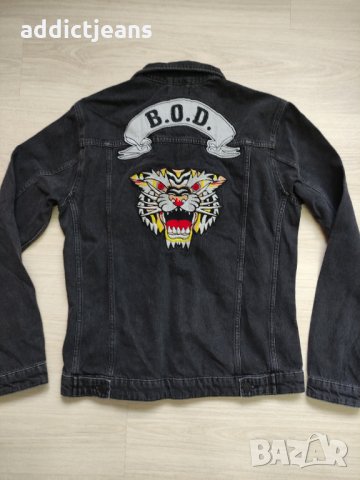 Мъжко дънково яке Jack&Jones размер L, снимка 8 - Якета - 34007567