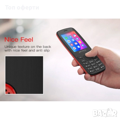 Мобилен Телефон IPRO A25 – 2.4, Dual SIM, Българско Меню, Фенерче, Игри, Батерия 1000mAh, Черен, снимка 7 - Друга електроника - 52671178