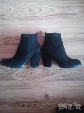 черни боти на висок ток и платформа, снимка 10 - Дамски боти - 42605717