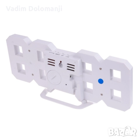 Дигитален часовник с будилник TV1016, снимка 2 - Стенни часовници - 52425575