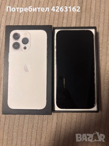 iPhone 13 Pro Silver 128GB, снимка 2 - Apple iPhone - 54257954
