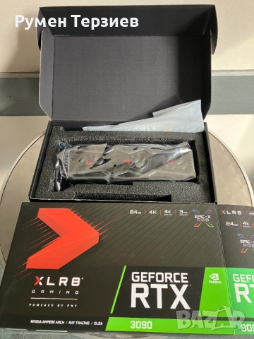PNY GeForce RTX 3090 24GB, снимка 13 - Видеокарти - 54363353