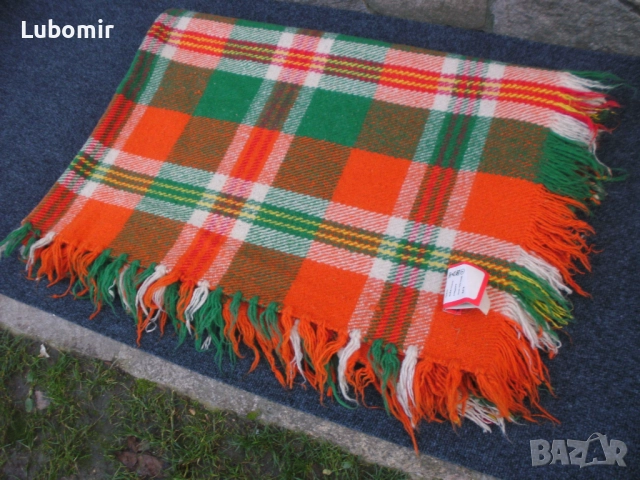 Родопско одеало - дебела вълна, оригинално - Ново !