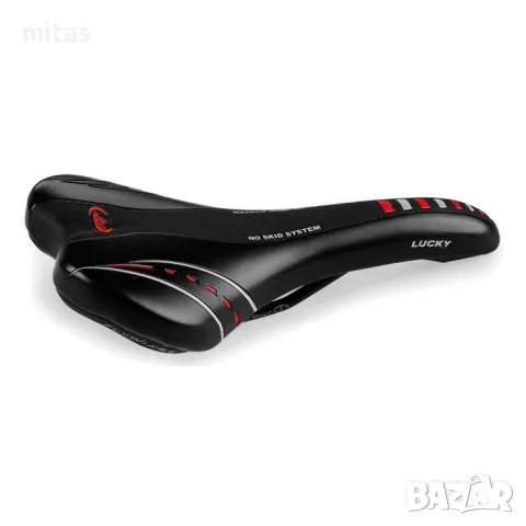 Седалка за велосипед Selle Monte Grappa Lucky, Черна, Made in ITALY
