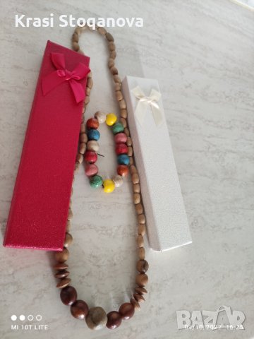 Дамски Комплект Бижу с Гривна - Ръчна Изработка , снимка 2 - Бижутерийни комплекти - 38219743