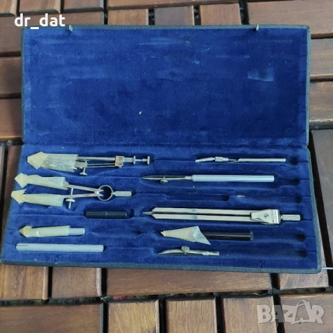 Комплект стари чешки пергели, снимка 2 - Други ценни предмети - 54088792