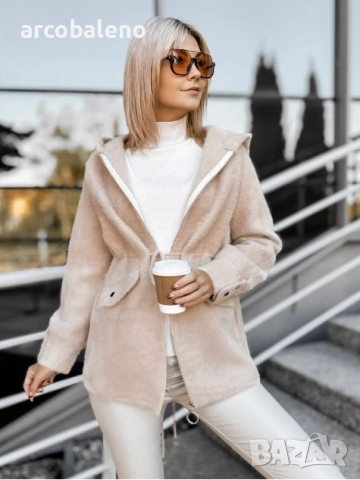 Дамско палто от алпака ORRIS, 5цвята , снимка 10 - Палта, манта - 51860734