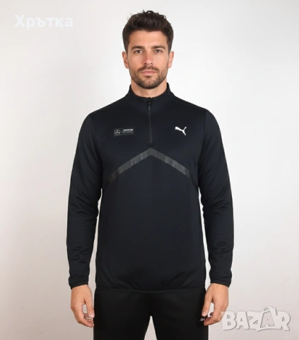 Puma x Mercedes AMG - Оригинална мъжка блуза с цип размер S