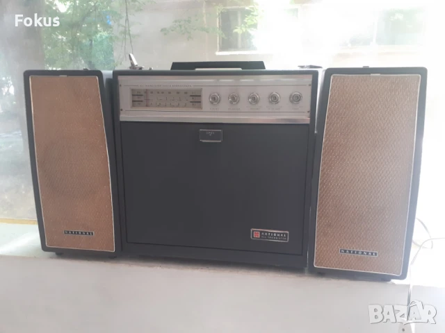 Уникат Аудио система Национал - грамофон - Япония, снимка 2 - Антикварни и старинни предмети - 51065780