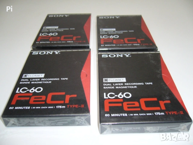 ELCASET LC 60 FeCr Sony - 4 броя, нови, снимка 3 - Други - 54116156