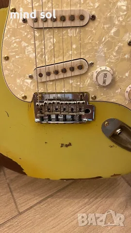 Custom Hendrix Strat-Style Relic електрическа китара – махагоново тяло, Wilkinson Tremolo, снимка 4 - Китари - 55976788