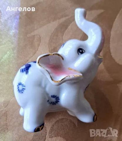 Три сладурести слончета от порцелан, снимка 6 - Други ценни предмети - 49760940