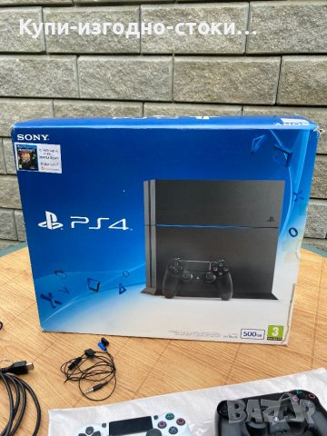 PS4 500gb с кутия , два джойстика и игра, снимка 4 - PlayStation конзоли - 42362887