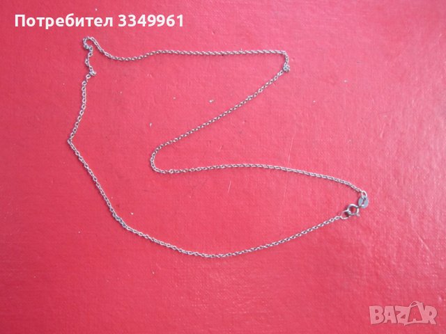 Сребърна верижка колие 925 , снимка 3 - Колиета, медальони, синджири - 36621933