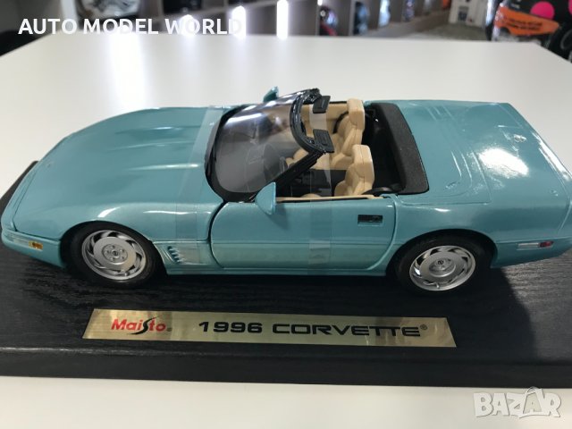 MAISTO метална колекционерска количка CHEVROLET CORVETTE 1997 1:18NEW, снимка 4 - Колекции - 39077226