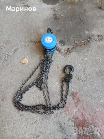 Лебедка с верига 2 тона, снимка 3 - Аксесоари и консумативи - 54312003
