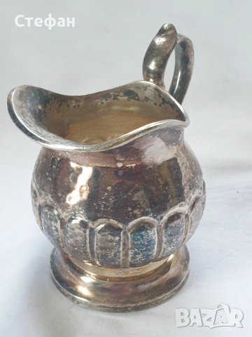 Посребрена каничка, снимка 3 - Антикварни и старинни предмети - 54306915