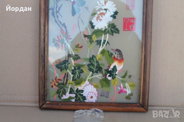 Стара Китайска картина с две лица , снимка 9 - Картини - 50989614