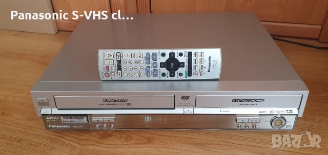 Комбинирано записващо DVD и VHS записващ Hi-Fi stereo с 6 глави ,Sp/Lp