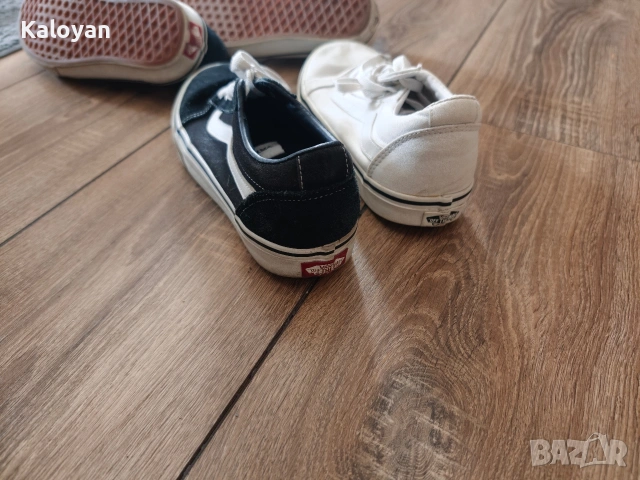 Кецове Vans 36 1/2 черните 37 белите , снимка 9 - Маратонки - 53923583