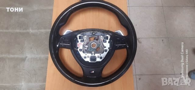 Оригинален M волан с пера за BMW F10, F11, F01,F15, F16,F25, снимка 4 - Части - 42672248