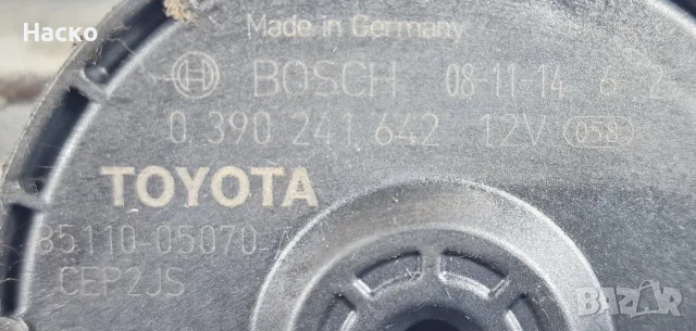 Моторче Чистачки с Лостов Механизъм Toyota Avensis T27 2009г-2018г 0390241642 85110-05070-A, снимка 3 - Части - 56121325