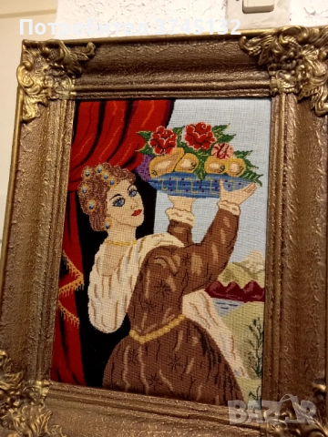 Рамкирани гоблени , снимка 2 - Гоблени - 51536470