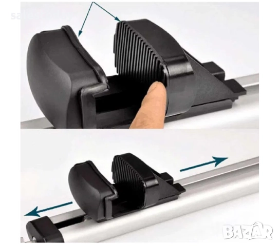 Напречни греди, Автомобилен багажник, Универсални, Алуминиеви, снимка 4 - Аксесоари и консумативи - 28136305