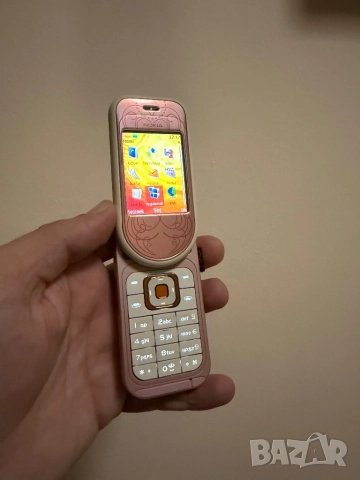 Nokia 7373 Розов цвят Pink Уникален магазински вид на 32ч