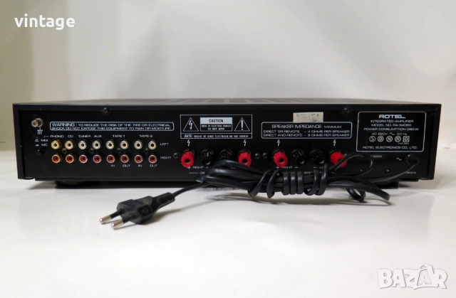 Rotel RA-940BX, снимка 5 - Ресийвъри, усилватели, смесителни пултове - 51766345
