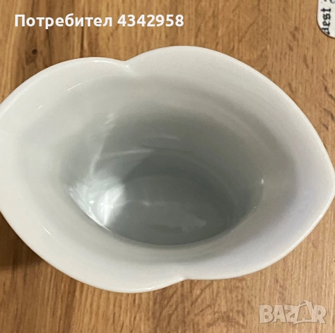 Vintage.Hutschenreuther.Порцеланова ваза.1990г., снимка 3 - Антикварни и старинни предмети - 52110066