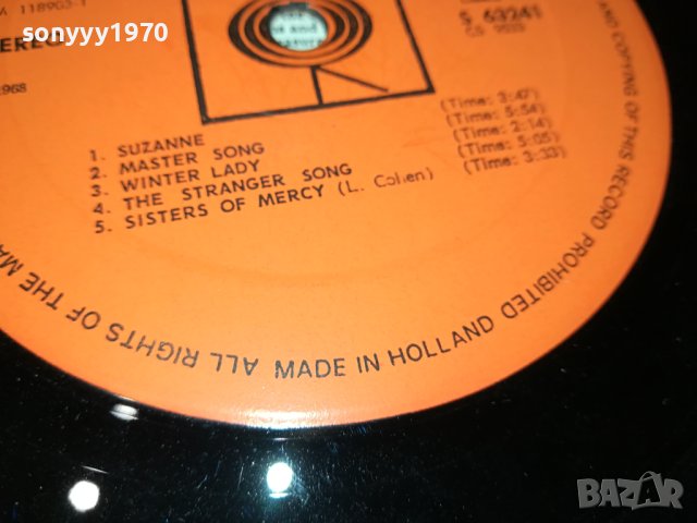 SOLD OUT-LEONARD COHEN-MADE IN HOLLAND-ПЛОЧА 2309231727, снимка 12 - Грамофонни плочи - 42292869