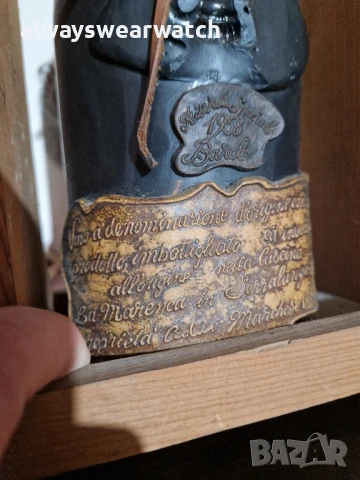 Колекционерска люлка вино Бароло Док от 1958г. / Barolo D.O.C. 1958, снимка 4 - Колекции - 51415781