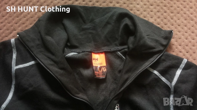 HELLY HANSEN 75027 57% Merino Wool Twermo Work Wear размер M / L работна термо блуза W4-717, снимка 10 - Блузи - 52886505