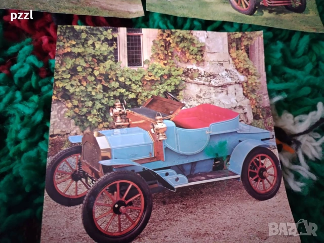 Пъзел "Retro Cars” Ravensburger 1971г. 3x126 части, снимка 5 - Пъзели - 53966776