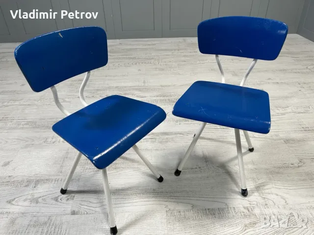 Винтидж детски столчета Н066, снимка 12 - Столове - 56019268