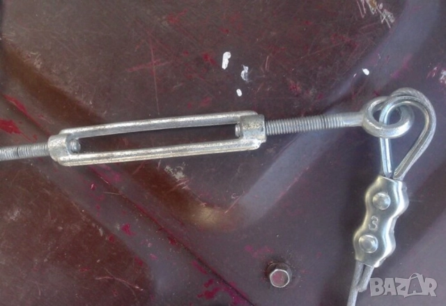 Нови Български Удължени Винтови ОБТЕГАЧИ М16 x 500÷740 мм Стяга с Уши Халки Промишлен Такелаж БАРТЕР, снимка 5 - Други машини и части - 51860649