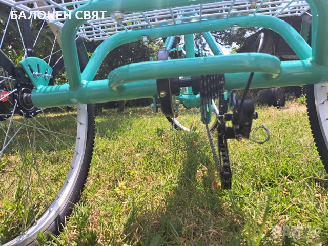 СУПЕР МОДЕЛ Нова 24 цолова Сгъваема Семейна Триколка 7 скорости 3 спирачки с Безплатна Доставка , снимка 9 - Велосипеди - 51578467