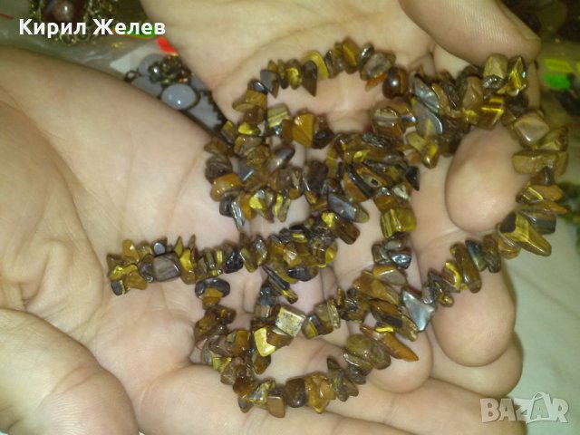 ТИГРОВО ОКО КОЛИЕ 13835, снимка 7 - Колиета, медальони, синджири - 29546384