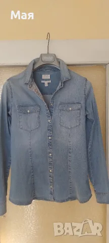 Дамска дънкова риза Esprit, снимка 11 - Ризи - 56348049