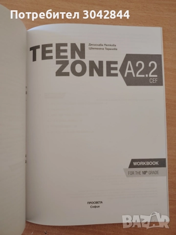 Тетрадка за 9-ти и 10-ти клас на Teen zone, снимка 3 - Учебници, учебни тетрадки - 56073892