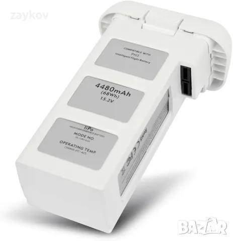 Батерия за DJI Phantom 3 4480 mAh 68 Wh 15.2 V DJI Phantom 3 с висок капацитет, интелигентна резервн